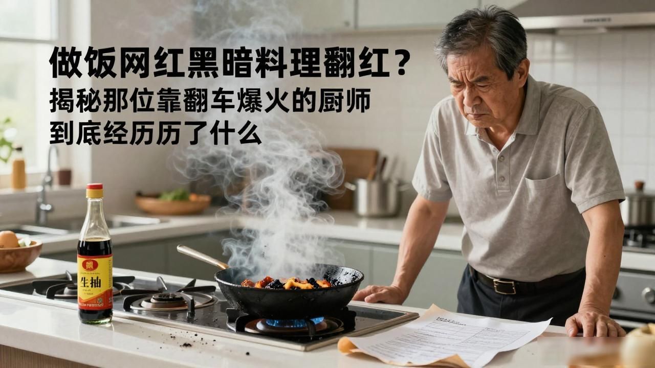 黑暗料理十大网红_做饭网红黑暗料理,_做饭做成黑暗料理